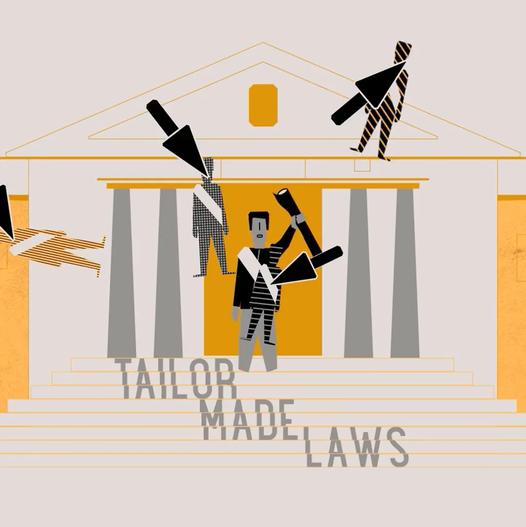 A man standing on steps