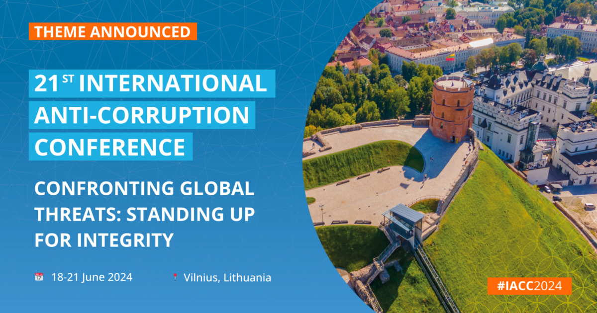 International Anti Corruption Conference 2024 Transparency Org   18102023 IACC 2024 Lithuania 