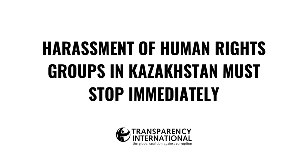 Harassment of human rights groups in Kazakhstan…