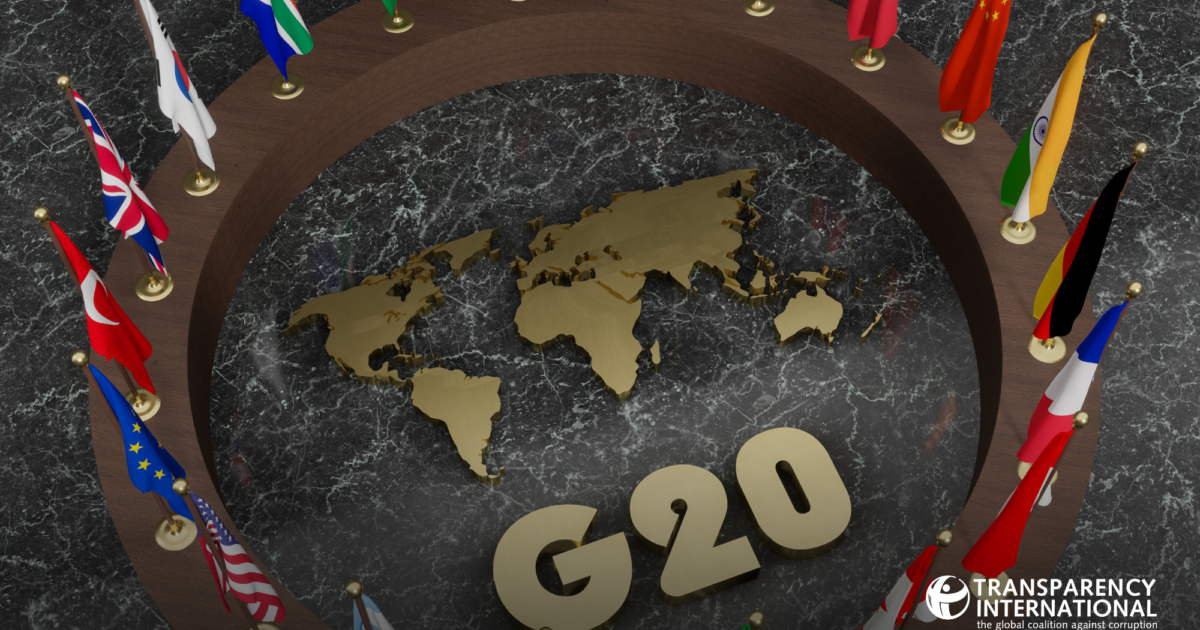 G20: Without genuine anti-corruption progress,… - Transparency.org